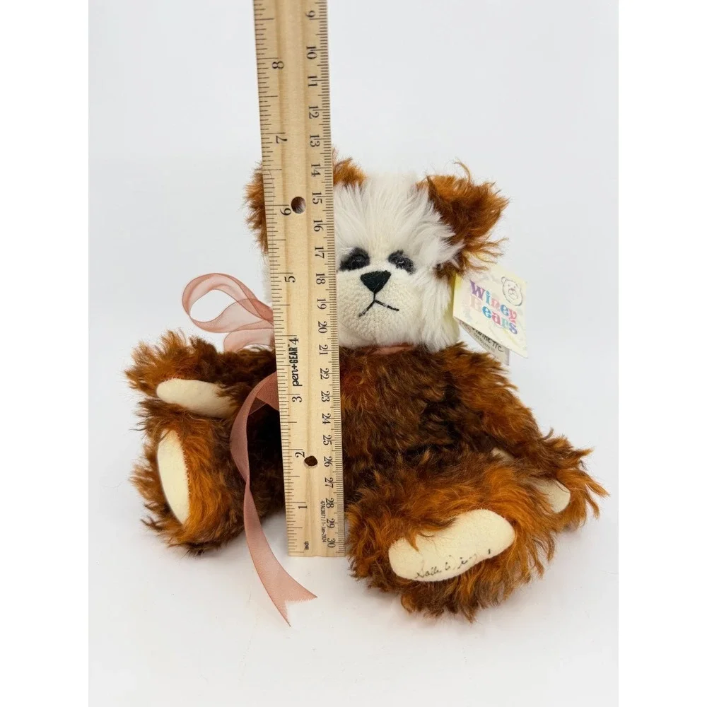 Whimsical Winey‎ - Sally Winey Bears Mohair Stuffed Animal Signed 2000 W TAGS